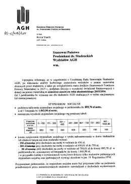 informacją - Krak&oacute;w - Dział Spraw Studenckich