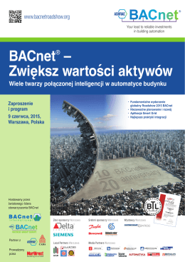 BACnet® – Zwiększ wartości aktywów