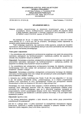 wyjaśnienie siwz (1) - Wojewódzki Szpital Specjalistyczny w