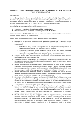 Szczegółowy opis procesu składania wniosku o stypendium rektora