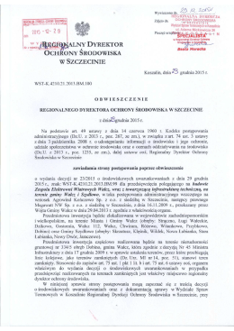 Wydruk faksu na całej stronie - Regionalna Dyrekcja Ochrony