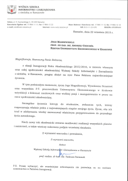 Wyższa Szkoła Informatyki i Zarządzania w Rzeszowie