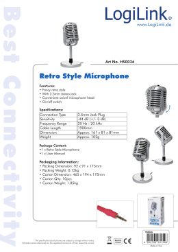 Retro Style Microphone