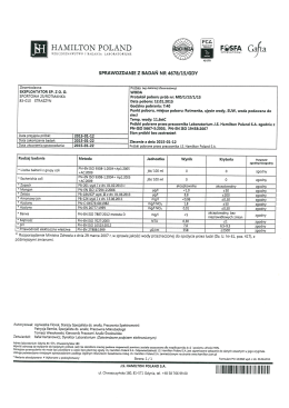HAMILTON POLAND - Eksploatator Sp. z oo