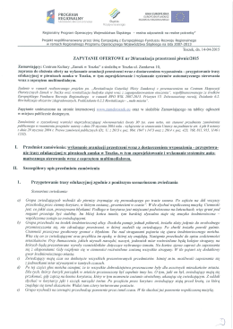 Zapytanie ofertowe nr 20/aranżacja przestrzeni