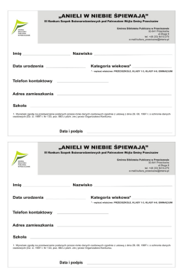 „ANIELI w NIEBIE ŚPIEWAJĄ-"`