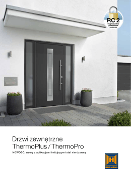 Drzwi zewnętrzne ThermoPlus / ThermoPro
