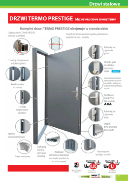 DRZWI TERMO PRESTIGE