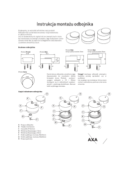 Instrukcja montażu odbojnika