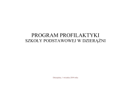 Szkolny program profilaktyki 2014-2015