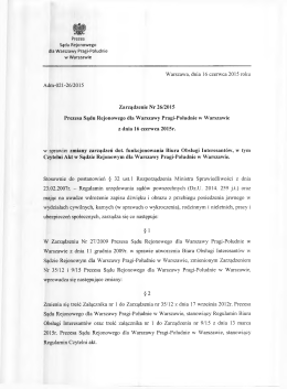 Regulamin BOI - Sąd Rejonowy dla Warszawy Pragi