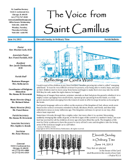 Saint Camillus - St. Camillus Parish