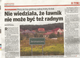 Ważą się losy gminnej radnej Arlety Królak. Autor Grażyna Szyszka