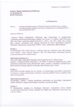 Wyjaśnienia do treści SIWZ w formacie PDF