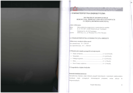 1 CHARAKTERYSTYKA ENERGETYCZNA