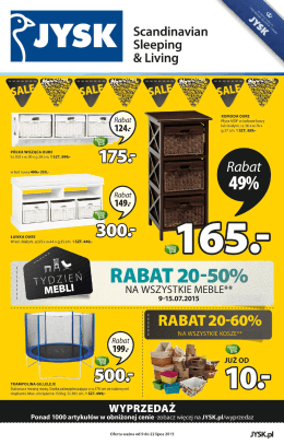 Nowa gazetka JYSK - Europa Centralna