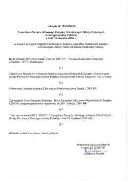 Prezydium Zarządu Głównego Związku Ochotniczych Straży