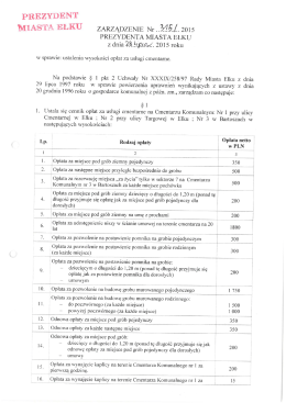 aktualny cennik2015 - Przedsiębiorstwo Usług Komunalnych w Ełku