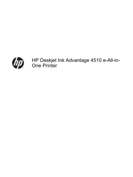HP Deskjet Ink Advantage 4510 e-All-in- One Printer
