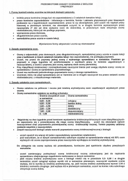 Biologia, przyroda - I Liceum Og&oacute;lnokształcące im. Stefana