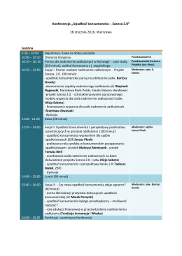 Konferencja „Upadłość konsumencka – Szansa 2.0” 28 stycznia