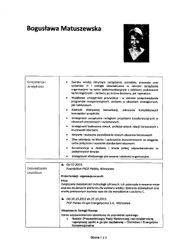 Bogusława Matuszewska