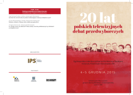 Pobierz plik - 20 lat polskich telewizyjnych debat przedwyborczych