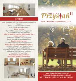 Dom opieki dla os&oacute;b starszych i niepełnosprawnych fizycznie