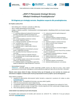 „MAP-IT Planowanie Strategii Wzrostu Młodych