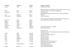 eaap2015 - participants list