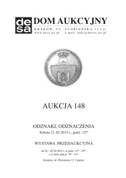 Katalog (*) - DESA Dzieła Sztuki i Antyki