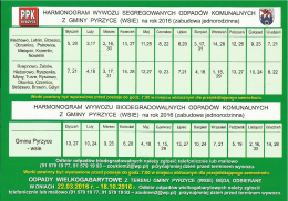 Harmonogram gm. Pyrzyce