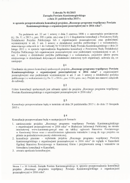 Uchwała Nr 81/2015 - Starostwo Powiatowe w Kamiennej Górze