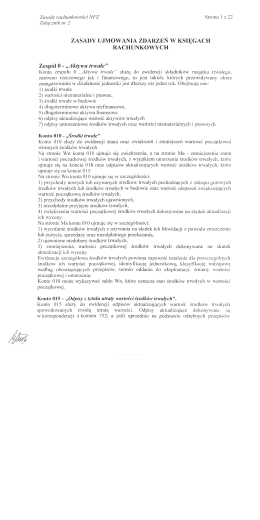 zasady ujmowania zdarzeń w księgach rachunkowych