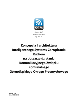 Koncepcja i architektura Inteligentnego Systemu Zarządzania