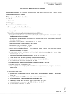 Załącznik nr 2 do SIWZ