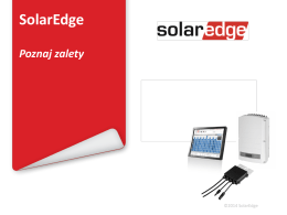 SolarEdge – Zalety