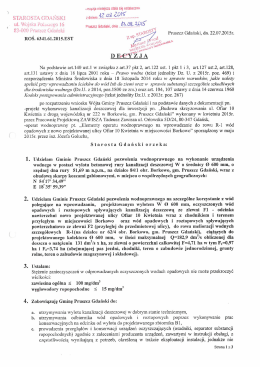 pozwolenie wodno - prawne - Urząd Gminy Pruszcz Gdański