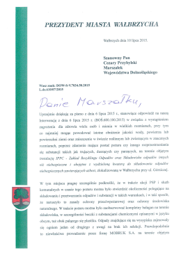 FREZYDEN T M ĹASTA WAŁBRZYCHA