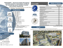 GNSS4SWEC - Advanced Global Navigation