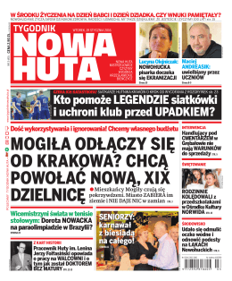 Tygodnik Nowa Huta -19.01.2016 r