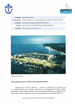 Inwestycja Nowa Marina Gdynia