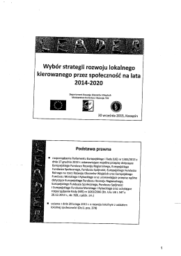 wybór LSR - Wrzosowa Kraina