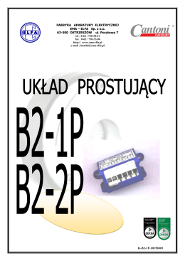 K-B2-1P-20150803 FABRYKA APARATURY