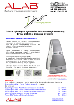 Oferta cyfrowych systemów dokumentacji naukowej firmy DNR Bio