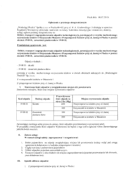 Ogłosznie o przetargu z dn. 08.07.2015r.