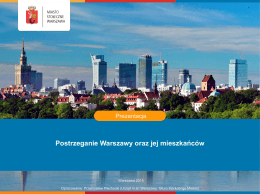 Postrzeganie Warszawy i jej mieszkańców