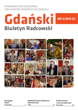 Gdański Biuletyn Radcowski - Okręgowa Izba Radców Prawnych