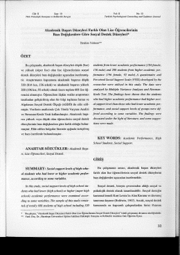 PDF İndir - Türk Psikolojik Danışma ve Rehberlik Dergisi
