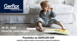 Pozvánka Gerflor Day